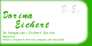 dorina eichert business card
